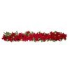 Cheap 💯 Haute Décor 6ft. Pre-Lit LED Poinsettia Garland by Haute Decor 🧨