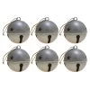 Discount ✔️ Haute Decor 6ct. 3.5" Silver Jingle Bell Ornaments 🔥