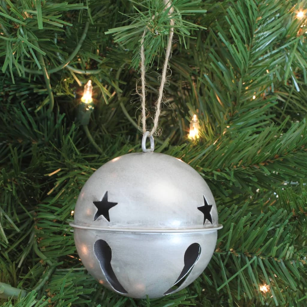 Discount βοΈ Haute Decor 6ct. 3.5" Silver Jingle Bell Ornaments π₯ 2 Discount βοΈ Haute Decor 6ct. 3.5" Silver Jingle Bell Ornaments π₯ - Image 2