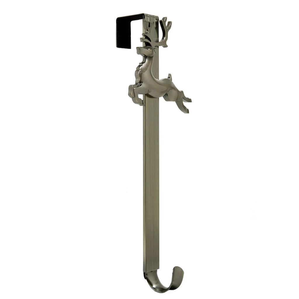 Brand new ๐งจ Haute Decor Antique Brass Reindeer Adjustable Wreath Hanger ๐ 1 Brand new ๐งจ Haute Decor Antique Brass Reindeer Adjustable Wreath Hanger ๐