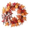 Buy 👍 Haute Decor 26" Pre-lit 🧛 Halloween Plaid Wreath 💯