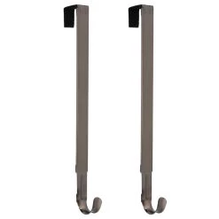 Discount 👏 Haute Decor Adapt™ Brushed Nickel Adjustable Wreath Hanger, 2ct. ✔️