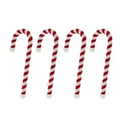 Flash Sale 🛒 Haute Decor 🍬 Candy Cane Stocking Holder, 4ct. ✨