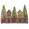 New 😀 Haute Decor Lighted Merry 🎅 Christmas Wood Blocks 🎁