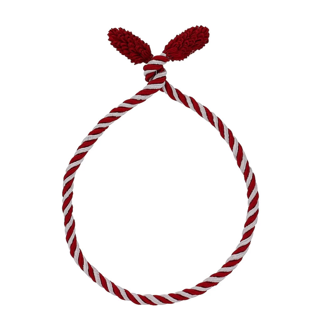 Wholesale π Haute Decor 20" Red & White Decorative Twist Ties, 6ct. π 1 Wholesale π Haute Decor 20" Red & White Decorative Twist Ties, 6ct. π