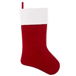 Outlet 🤩 Haute Decor HangRight™ 20" Premium Red & White Stocking, 2ct. 😉