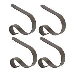 Hot Sale 😀 Haute Decor Brushed Nickel MantleClip Jr., 4ct. 😀