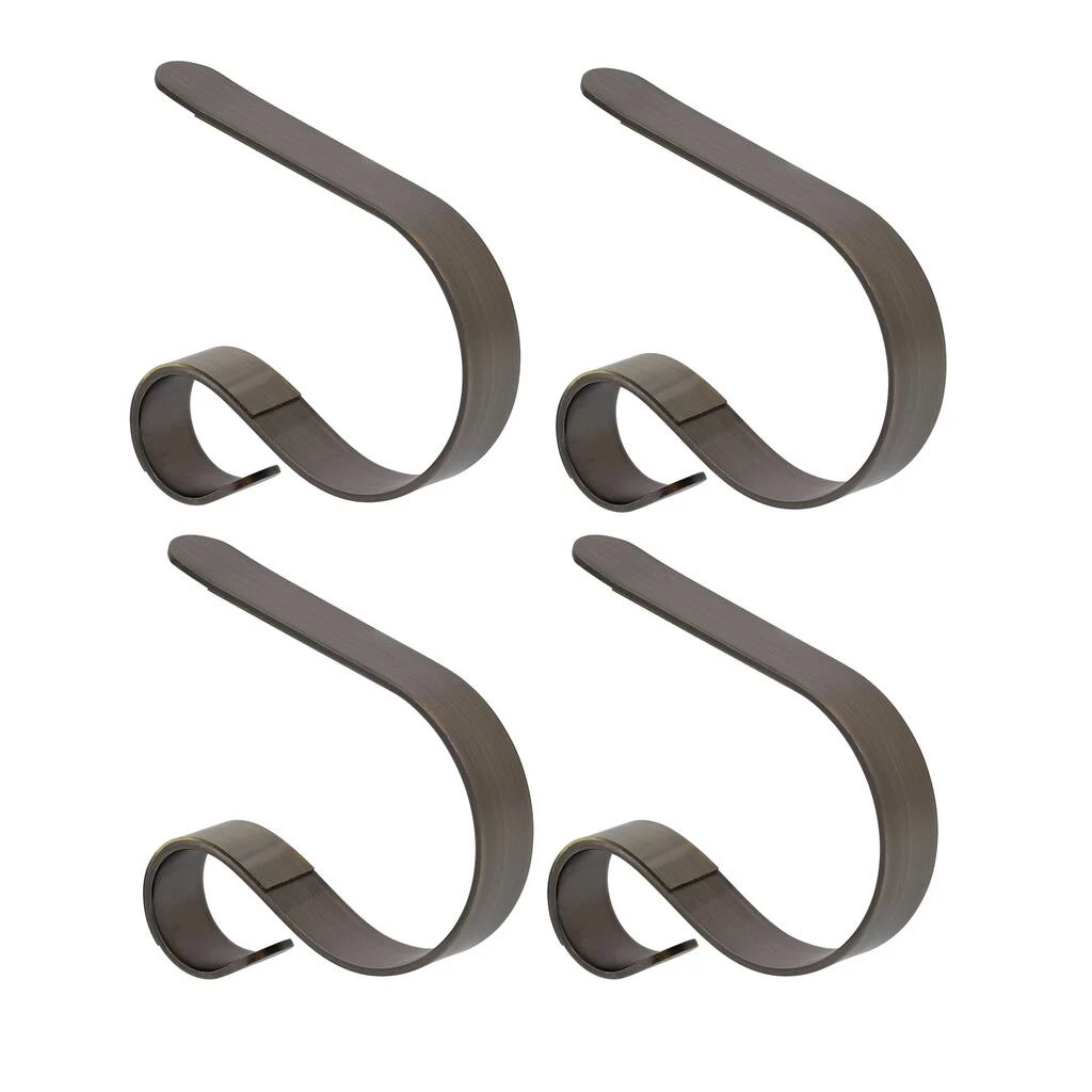 Hot Sale π Haute Decor Brushed Nickel MantleClip Jr., 4ct. π 1 Hot Sale π Haute Decor Brushed Nickel MantleClip Jr., 4ct. π