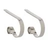 Wholesale 🌟 Original MantleClip® Silver with White Snowflakes Stocking Holders, 2ct. by Haute Decor 🤩