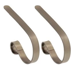 Flash Sale 🥰 Original MantleClip® Pewter Stocking Holders, 2ct. by Haute Decor 🌟
