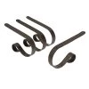 New ⌛ Original MantleClip® Holly Embossed Pewter Stocking Holders, 4ct. by Haute Decor 😀