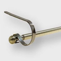 Brand new 🔔 Original MantleClip® Antique Brass Stocking Rod by Haute Decor 🧨 -Haute Decor Sales Store D349618S 2