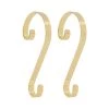 Best Pirce 👏 Haute Decor Stocking Scroll® Brass Stocking Holders, 2ct. 🥰