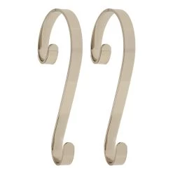 Cheapest 🔔 Haute Decor Stocking Scroll® Silver Stocking Holders, 2ct. 💯