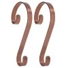 Budget 🔔 Haute Decor Stocking Scroll® Brushed Copper Stocking Holders, 2ct. 🥰