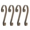 Best Sale 👍 Haute Decor Stocking Scroll® Holly Embossed Oil-Rubbed Bronze Stocking Holders, 4ct. 😉