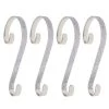 Outlet ⭐ Haute Decor Stocking Scroll® Silver Glitter Stocking Holders, 4ct. ❤️