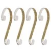 Deals 🔔 Haute Decor Stocking Scroll® Gold Glitter Stocking Holders, 4ct. ⭐