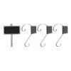 Deals 🌟 Haute Decor Stocking Scroll® Silver Stocking Holders with Chalkboard Icons, 4ct. 🎉
