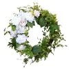 Coupon 👍 Haute Decor 24" Rose & Hydrangea Wreath 🥰