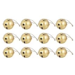 Best Pirce 🔔 Haute Decor 12ct. 2" Jingle Bell Ball Ornaments 🥰 -Haute Decor Sales Store D649265S 1