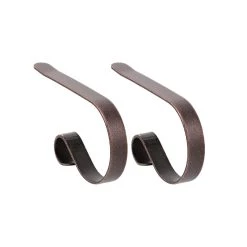 Cheapest ⌛ Original MantleClip® Weathered Oil Rubbed Bronze Stocking Holders, 2ct. by Haute Decor ❤️