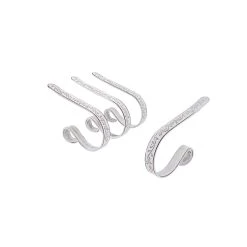 Promo 💯 Original MantleClip® Holly Whitewash Stocking Holders, 4ct. by Haute Decor ✔️