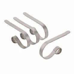 Top 10 🔔 Original MantleClip® Glimmer Silver Stocking Holders, 4ct. by Haute Decor 🔔