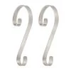 Top 10 🥰 Haute Decor Stocking Scrolls® Glimmer Silver Stocking Holders, 2ct. 🎉