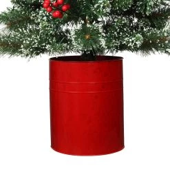 Cheapest 😉 Haute Decor 4ft. Pre-Lit First Shimmering Frosted Pine Artificial 🎄 Christmas Tree in Metal Pot, Warm White LED Lights 🔥 -Haute Decor Sales Store D674170S 3